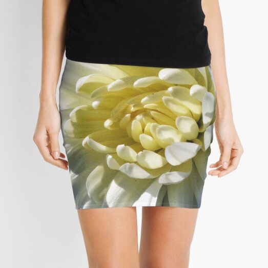 Chrysanthemum In Sunlight Mini Skirt