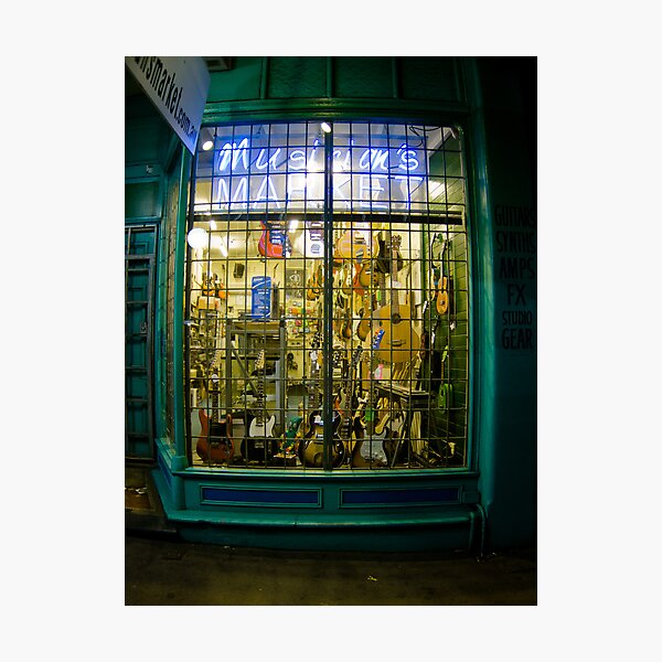 Musician's Market Photographic Print