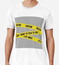 caution tape shirt