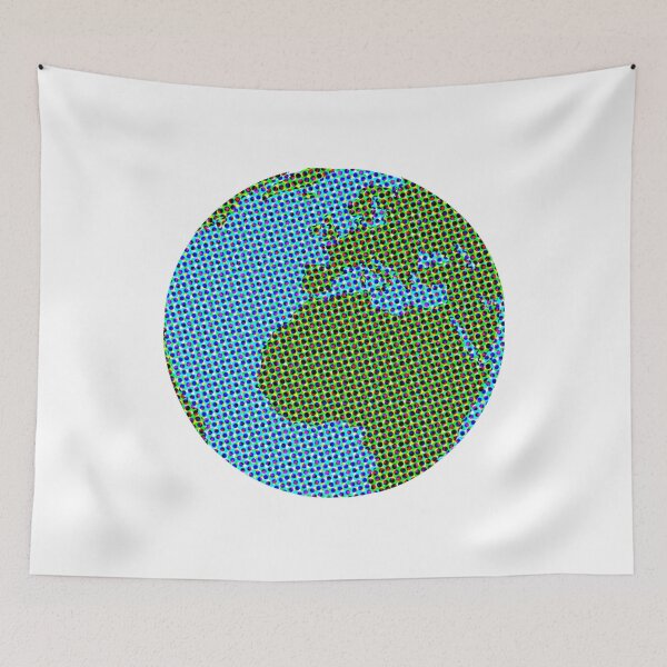 Item preview, Halftone Earth designed and sold by sarahchawla.
