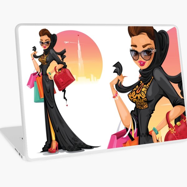 Luxury Shopper Laptop Skin