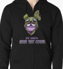 Purple Guy Hoodie Zipped Hoodie