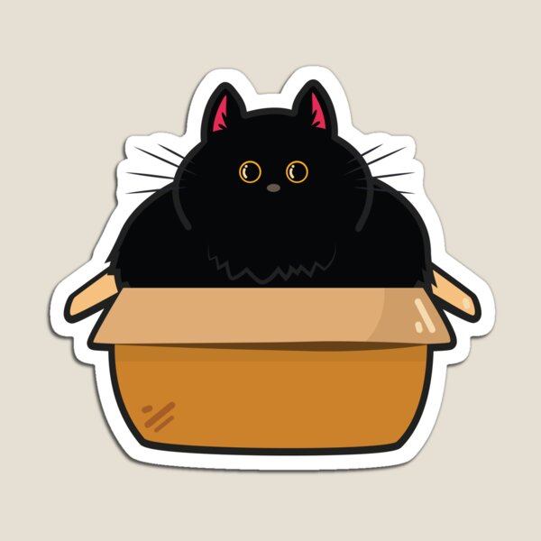 Cats and Boxes Magnet