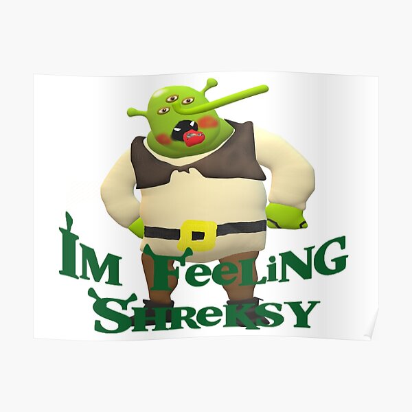 Mlg Shrek Posters Redbubble - mlg shrek roblox