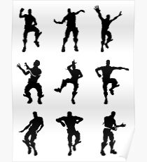 Fortnite Dance Poster Redbubble - epischer tanz poster