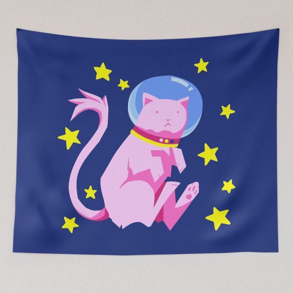 Item preview, Deeply Concerned Space Cat designed and sold by Adrian Day.