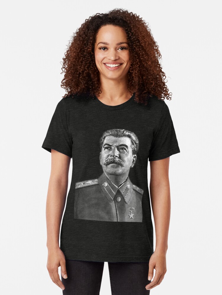 Alternate view of Josef Stalin Tri-blend T-Shirt