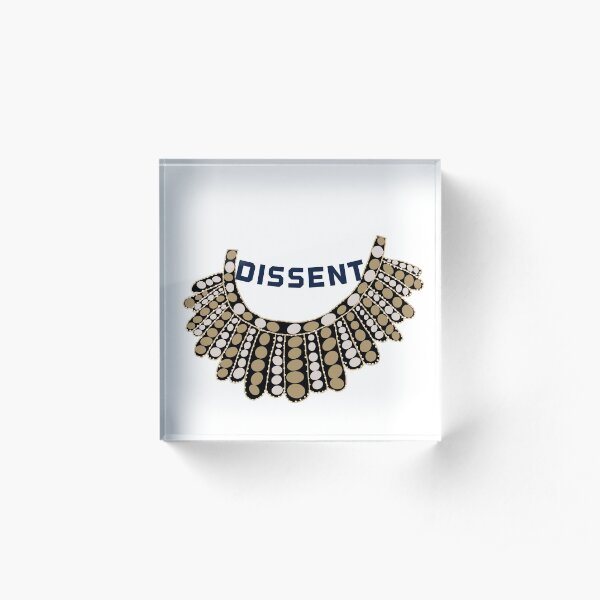 RBG Dissent Acrylic Block