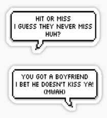 hit or miss (pack) Sticker