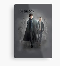 BBC Sherlock Metal Print
