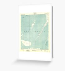 USGS TOPO Map Louisiana LA Bayou De Large 334261 1894 62500 Greeting Card