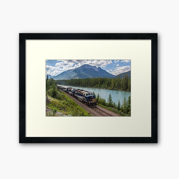 Rocky Mountaineer at Muleshoe Framed Art Print