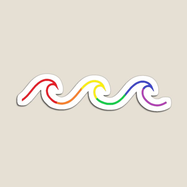 Item preview, Pride Wave designed and sold by Jennifer Moscovitch.