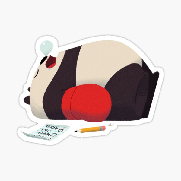 Ambition Panda Sticker