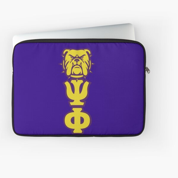 Que Dog Omega Psi Phi Atomique Or Pourpre Housse d'ordinateur
