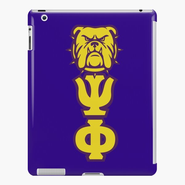 Que Dog Omega Purple Gold Atomic Psi Phi iPad Snap Case