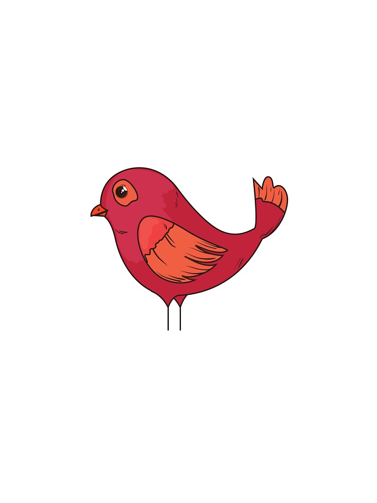 Camiseta para niños «Pájaro rojo simple de dibujos animados» de SpacemanSam13 | Redbubble Camiseta para niños «Pájaro rojo simple de dibujos animados» de SpacemanSam13 | Redbubble