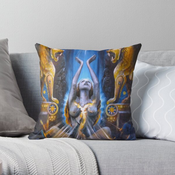 Waking Ishtar Throw Pillow
