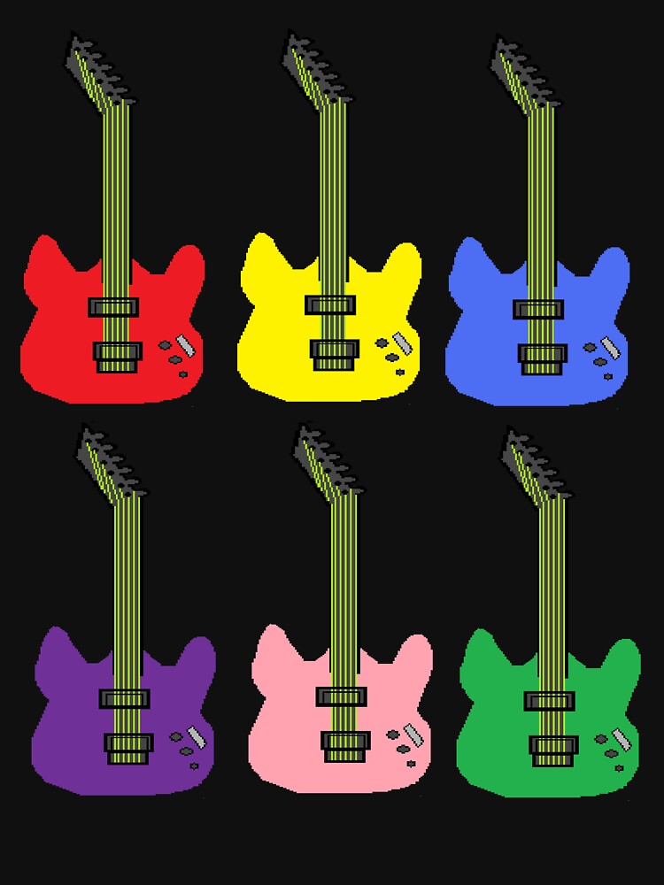 Rainbow Guitar by PrettyNickie