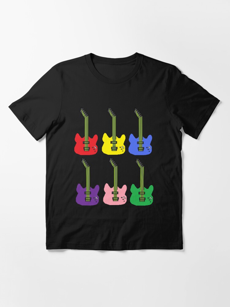 Alternate view of Rainbow Guitar Essential T-Shirt