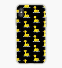 Happy Swimming Duck iPhone Case