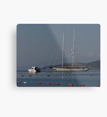Beyond The Lane Ropes Metal Print
