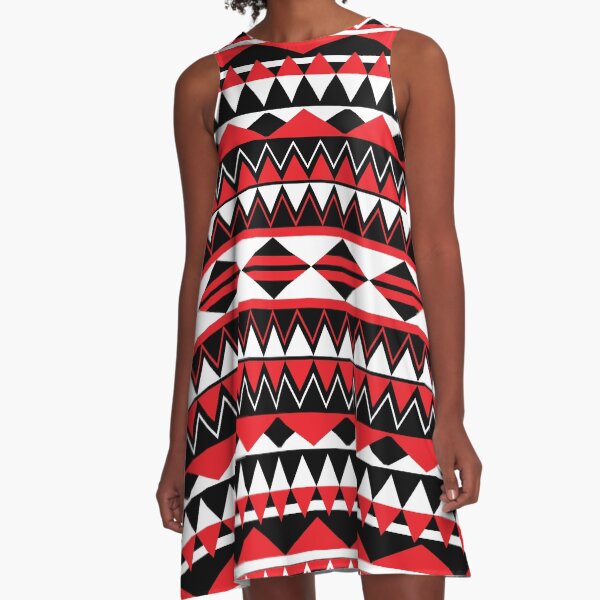Weave A-Line Dress