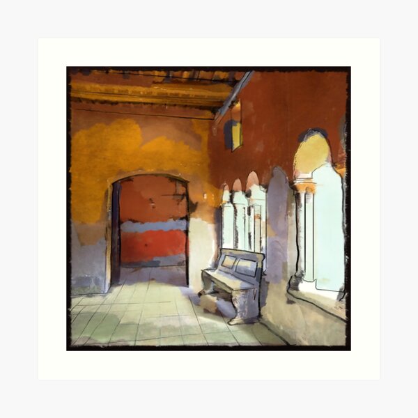 Inner Sanctuary -Trastevere, Rome. Italy Art Print