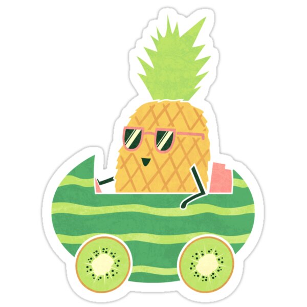 summer drive stickers by teo zirinis redbubble