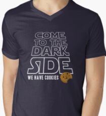 COME TO THE DARK SIDE... We have cookies!!! Men's V-Neck T-Shirt