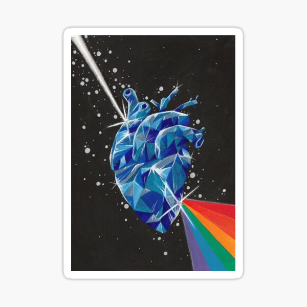 Prism Heart Sticker