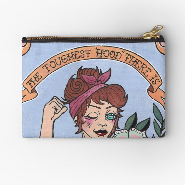 The toughest "hood" there is Zipper Pouch