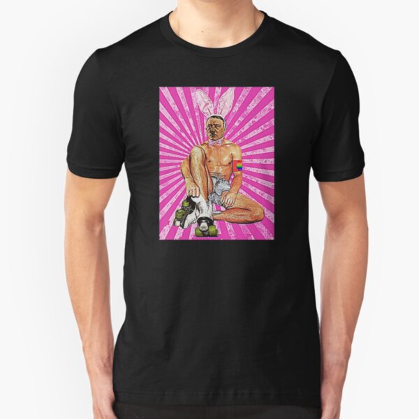 Infamous german roller boy – Hitler humor & Rollers funny joke design Slim Fit T-Shirt