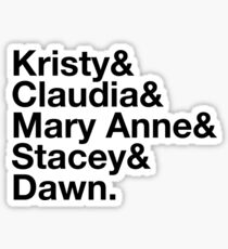 Experimental Dibblyset (Baby-sitter's Club) Sticker