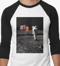 Super Mario On the Moon Men's Baseball ¾ T-Shirt