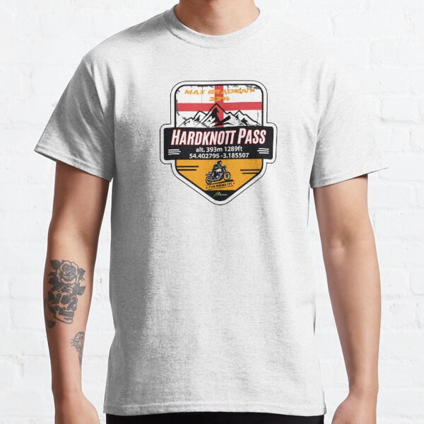 Hardknott Pass England Sticker T-Shirt Motorcycle I've Done It!  Classic T-Shirt