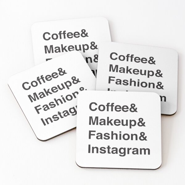 Item preview, Coffee & Makeup & Fashion & Instagram designed and sold by jazzydevil.