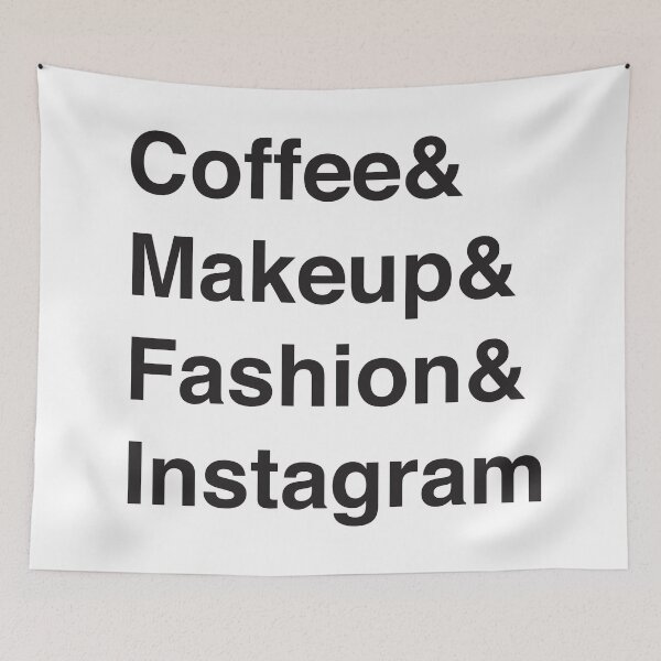 Item preview, Coffee & Makeup & Fashion & Instagram designed and sold by jazzydevil.