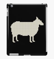 Silhouette sheep white iPad Case/Skin