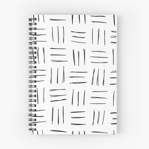 Item preview, White & black graphic lines pattern  designed and sold by HannaPaulina.