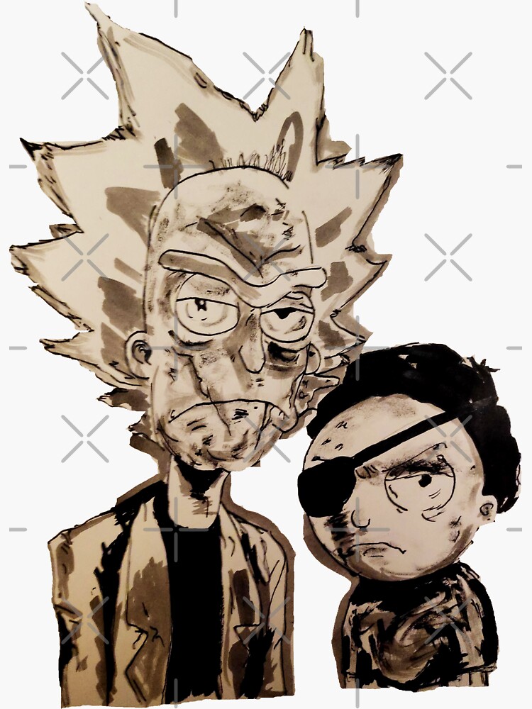 Rick and Morty by Mathildefc