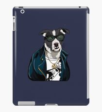 Rocker Border Collie Dressed Dog iPad Case/Skin