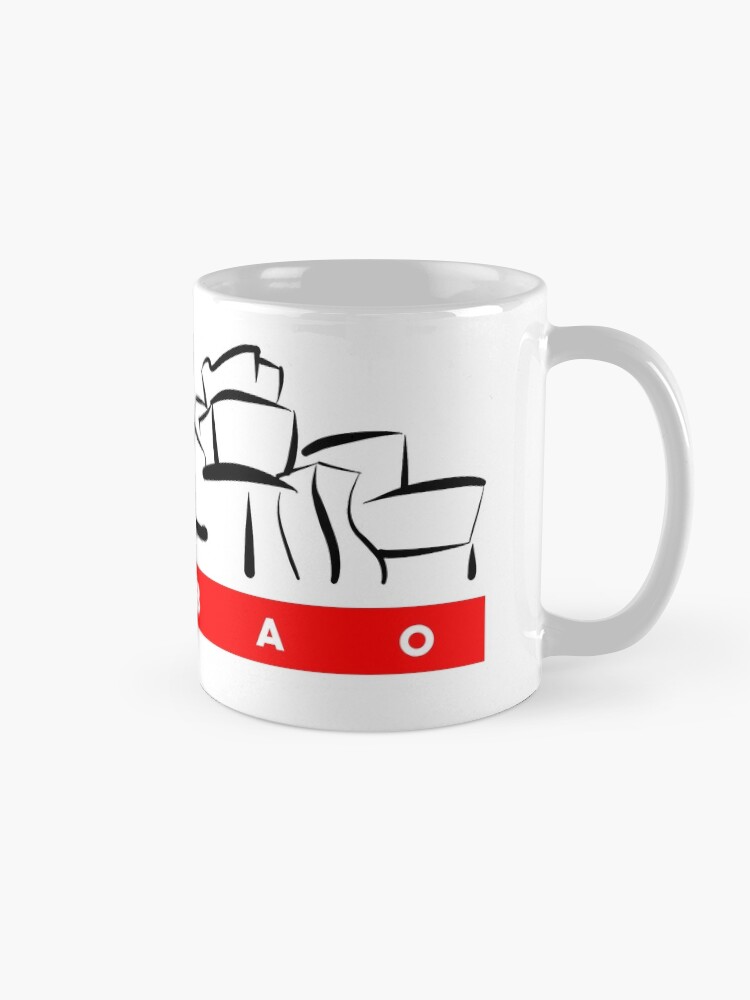 Imagen 5 de 6, Taza de café con la obra Bilbao | Museo Guggenheim | Pais Vasco, diseñada y vendida por CovoStudio.