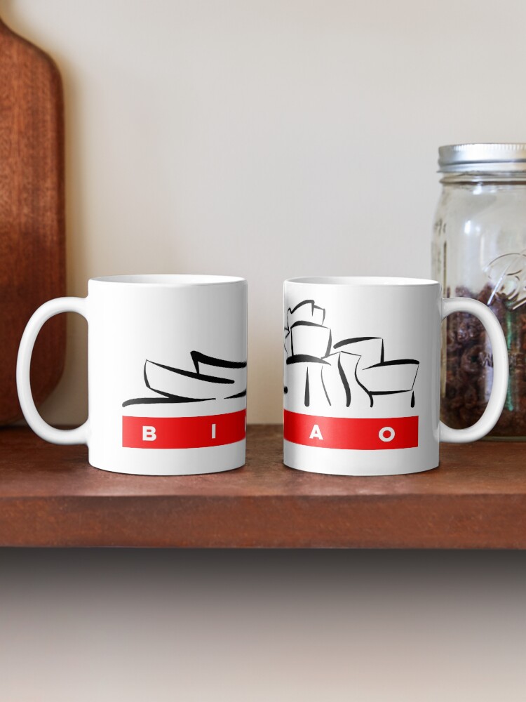 Imagen 2 de 6, Taza de café con la obra Bilbao | Museo Guggenheim | Pais Vasco, diseñada y vendida por CovoStudio.