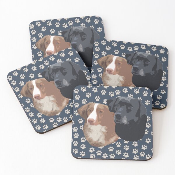 Item preview, Toller and Lab Friends designed and sold by ColorfulCortex.
