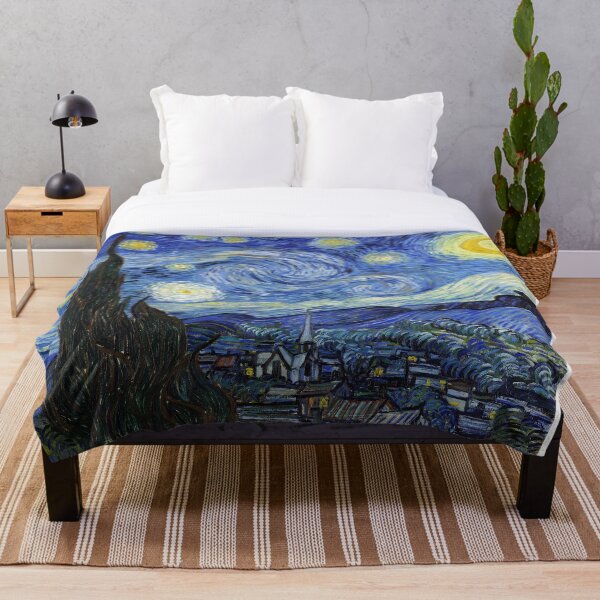 Starry Night, Van Gogh Throw Blanket