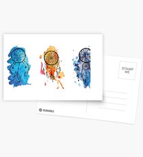 Watercolor Dreamcatchers Postcards