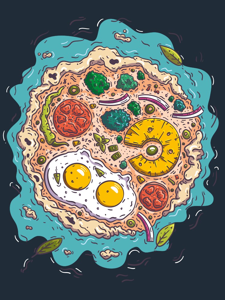Thumbnail 4 of 4, Premium T-Shirt, Pizza Island designed and sold by zsoltbaritz.