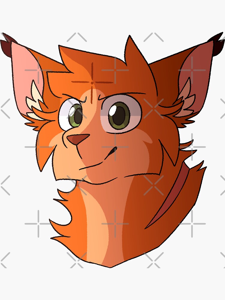 Warrior Cats Firestar Sticker by Golden Mane 