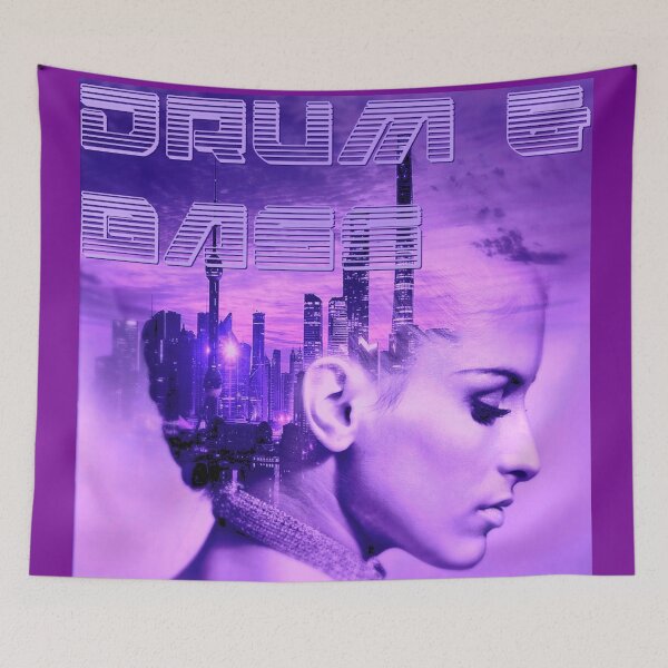 Item preview, Drum & Bass - DnB City Design 4 Purple designed and sold by Drum N Bass Association.
